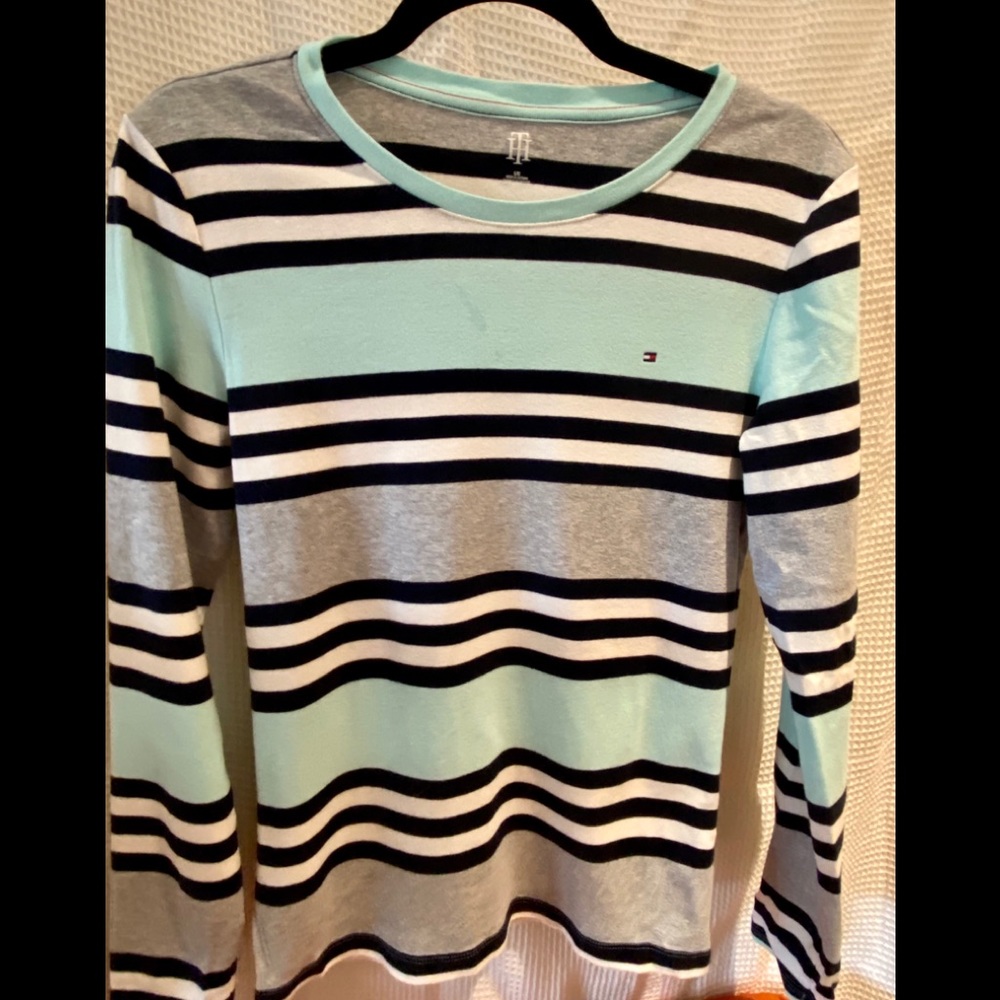 Tommy Hilfiger large long Sleeve Stripped Pullover